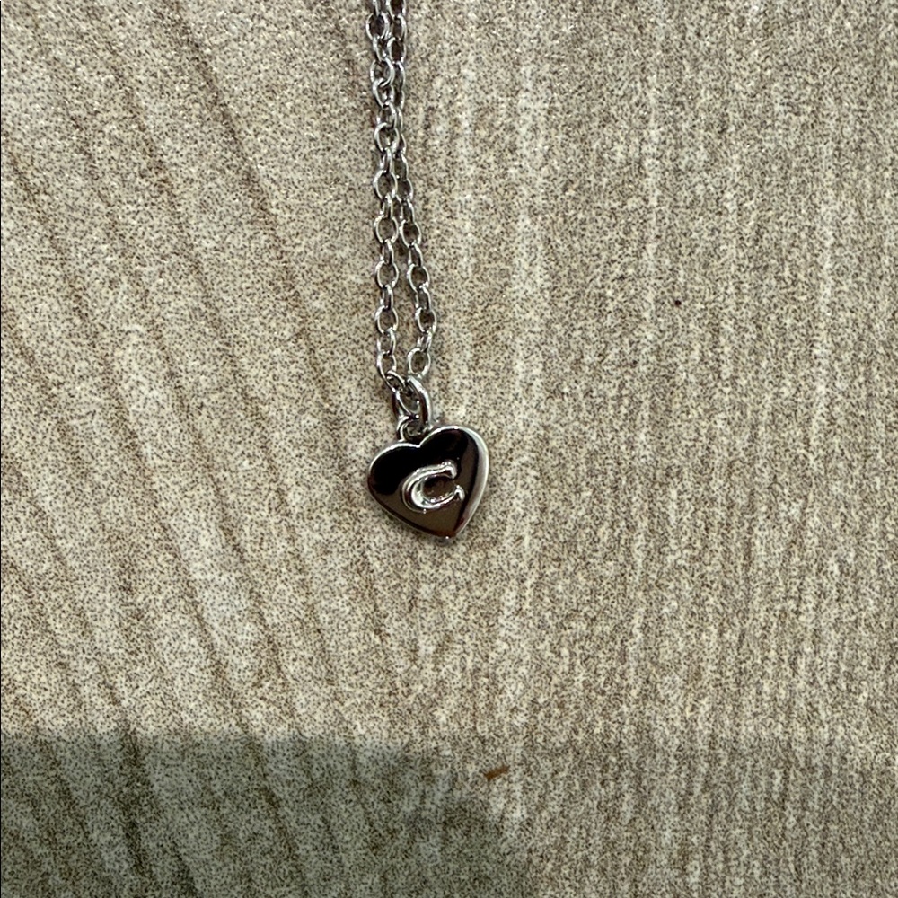 Coach Silver Pendant Necklace - Picture 4 of 5